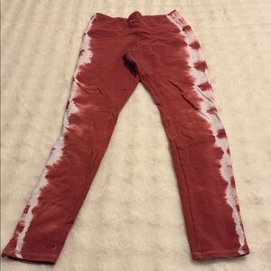 Forever21 Tie-Dye Leggings - Blue and Red